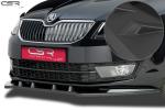 CSR Frontspoiler | Cup-Spoilerlippe mit ABE für Skoda Octavia III (5E) CSL134-L schwarz matt (Lackierung erforderlich)