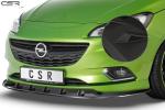 CSR Frontspoiler | Cup-Spoilerlippe mit ABE für Opel Corsa E OPC-Line CSR-CSL154-M Carbon Look matt strukturiert (keine Lackierung erforderlich)