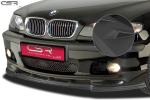 CSR Frontspoiler | Cup-Spoilerlippe mit ABE für BMW 3er E46 CSL185-L Lackierung erforderlich (schwarz matt)