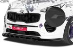 CSR Frontspoiler | Cup-Spoilerlippe mit ABE für Kia Sportage QL CSL200-S Strukturiert schwarz matt (keine Lackierung erforderlich)