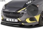 CSR Frontspoiler | Cup-Spoilerlippe mit ABE ABE für Opel Corsa E OPC CSL275-L schwarz matt (Lackierung erforderlich)