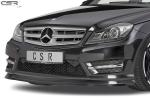 CSR Frontspoiler | Cup-Spoilerlippe mit ABE für Mercedes-Benz C-Klasse 204 AMG-Line CSL308-S schwarz matt strukturiert (keine Lackierung erforderlich)