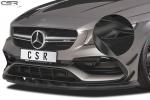 CSR Frontspoiler | Cup-Spoilerlippe mit ABE für Mercedes-Benz CLA 45 AMG / A 45 AMG CSL315-C Carbon Look glänzend (keine Lackierung erforderlich)