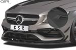 CSR Frontspoiler | Cup-Spoilerlippe mit ABE für Mercedes-Benz CLA 45 AMG / A 45 AMG CSL315-L Lackierung erforderlich (schwarz matt)
