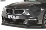 CSR Frontspoiler | Cup-Spoilerlippe mit ABE für BMW 5er G30/G31 M-Paket CSL316-L schwarz matt (Lackierung erforderlich)