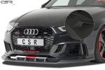CSR Frontspoiler | Cup-Spoilerlippe mit ABE für Audi RS3 8V CSL322-M Carbon Look matt strukturiert (keine Lackierung erforderlich)