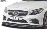 CSR Frontspoiler | Cup-Spoilerlippe mit ABE für Mercedes-Benz C43 AMG 205 CSL323-L schwarz matt (Lackierung erforderlich)