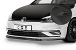 CSR Frontspoiler | Cup-Spoilerlippe mit ABE für VW Golf 7 CSL324-M Carbon Look matt strukturiert (keine Lackierung erforderlich)