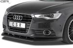CSR Frontspoiler | Cup-Spoilerlippe mit ABE für Audi A6 C7 4G CSL325-S schwarz matt strukturiert (keine Lackierung erforderlich)
