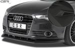 CSR Frontspoiler | Cup-Spoilerlippe mit ABE für Audi A6 C7 4G CSL325-M Carbon Look matt strukturiert (keine Lackierung erforderlich)