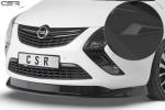 CSR Frontspoiler | Cup-Spoilerlippe mit ABE für Opel Zafira C Tourer CSL326-S schwarz matt strukturiert (keine Lackierung erforderlich)