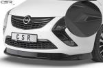 CSR Frontspoiler | Cup-Spoilerlippe mit ABE für Opel Zafira C Tourer CSL326-L schwarz matt (Lackierung erforderlich)