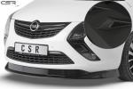 CSR Frontspoiler | Cup-Spoilerlippe mit ABE für Opel Zafira C CSL326-M Carbon Look matt strukturiert (keine Lackierung erforderlich)
