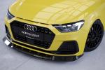 CSR Frontspoiler | Cup-Spoilerlippe mit ABE für Audi A1 (Typ GB) CSL328-G Glossy schwarz Hochglanz (keine Lackierung erforderlich)