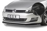CSR Frontspoiler | Cup-Spoilerlippe mit ABE für VW Golf 7 CSL330-G Glossy schwarz glänzend (keine Lackierung erforderlich)