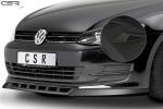 CSR Frontspoiler | Cup-Spoilerlippe mit ABE für VW Golf 7 CSL332-M Carbon Look matt strukturiert (keine Lackierung erforderlich)