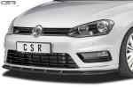 CSR Frontspoiler | Cup-Spoilerlippe mit ABE für VW Golf 7 R-Line CSL333-S Strukturiert schwarz matt (keine Lackierung erforderlich)