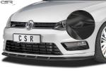 CSR Frontspoiler | Cup-Spoilerlippe mit ABE für VW Golf 7 R-Line CSL333-C Carbon Look glänzend (keine Lackierung erforderlich)