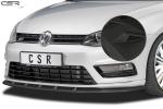 CSR Frontspoiler | Cup-Spoilerlippe mit ABE für VW Golf 7 R-Line CSL333-M Carbon Look matt strukturiert (keine Lackierung erforderlich)