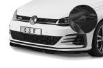 CSR Frontspoiler | Cup-Spoilerlippe mit ABE für VW Golf 7 GTI / GTD CSL345-G Glossy schwarz glänzend (keine Lackierung erforderlich)