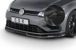 CSR Frontspoiler | Cup-Spoilerlippe mit ABE für VW Golf 7 R CSL346-G Glossy schwarz glänzend (keine Lackierung erforderlich)