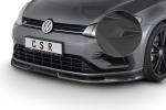 CSR Frontspoiler | Cup-Spoilerlippe mit ABE für VW Golf 7 R CSL346-L Lackierung erforderlich (schwarz matt)