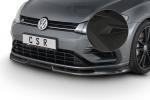 CSR Frontspoiler | Cup-Spoilerlippe mit ABE für VW Golf 7 R CSL346-M Carbon Look matt strukturiert (keine Lackierung erforderlich)