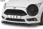 CSR Frontspoiler | Cup-Spoilerlippe mit ABE für Ford Fiesta MK7 ST CSL351-M Carbon Look matt strukturiert (keine Lackierung erforderlich)
