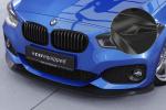 CSR Frontspoiler | Cup-Spoilerlippe mit ABE für BMW 1er F20/F21 M-Paket CSL356-C Carbon Look Hochglanz (keine Lackierung erforderlich)