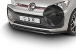 CSR Frontspoiler | Cup-Spoilerlippe mit ABE für VW up! GTI CSL357-C Carbon Look glänzend (keine Lackierung erforderlich)