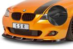 CSR Frontspoiler | Cup-Spoilerlippe mit ABE für BMW 5er E60 / E61 CSL361-C Carbon Look Hochglanz (keine Lackierung erforderlich)