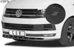 CSR Frontspoiler | Cup-Spoilerlippe mit ABE für VW T6 Bus CSL365-S Strukturiert schwarz matt (keine Lackierung erforderlich)