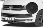 CSR Frontspoiler | Cup-Spoilerlippe mit ABE für VW T6 Bus CSL365-M Carbon Look matt strukturiert (keine Lackierung erforderlich)