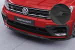 CSR Frontspoiler | Cup-Spoilerlippe mit ABE für VW Tiguan II (Typ AD1) R-Line CSL367-M Carbon Look matt strukturiert (keine Lackierung erforderlich)