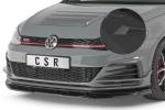 CSR Frontspoiler | Cup-Spoilerlippe mit ABE für VW Golf 7 GTI TCR CSL368-S Strukturiert schwarz matt (keine Lackierung erforderlich)