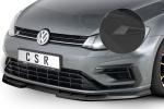 CSR Frontspoiler | Cup-Spoilerlippe mit ABE für VW Golf 7 R CSL373-S Strukturiert schwarz matt (keine Lackierung erforderlich)