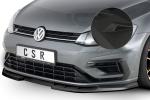 CSR Frontspoiler | Cup-Spoilerlippe mit ABE für VW Golf 7 R CSL373-M Carbon Look matt strukturiert (keine Lackierung erforderlich)