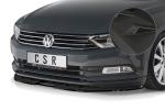 CSR Frontspoiler | Cup-Spoilerlippe mit ABE für VW Passat B8 Typ 3G CSL374-M Carbon Look matt strukturiert (keine Lackierung erforderlich)