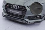 CSR Frontspoiler | Cup-Spoilerlippe mit ABE für Audi A4/S4 B9 8W CSL376-L schwarz matt (Lackierung erforderlich)