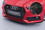 CSR Frontspoiler | Cup-Spoilerlippe mit ABE für Audi A4 B9 8W S-Line / S4 B9 8W CSL377-G Glossy schwarz Hochglanz (keine Lackierung erforderlich)