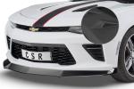 CSR Frontspoiler | Cup-Spoilerlippe mit ABE für Chevrolet Camaro 6 CSL379-L schwarz matt (Lackierung erforderlich)