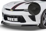 CSR Frontspoiler | Cup-Spoilerlippe mit ABE für Chevrolet Camaro 6 CSL379-M Carbon Look matt strukturiert (keine Lackierung erforderlich)