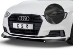 CSR Frontspoiler | Cup-Spoilerlippe mit ABE für Audi A3 8V CSL393-C Carbon Look Hochglanz (keine Lackierung erforderlich)