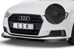 CSR Frontspoiler | Cup-Spoilerlippe mit ABE für Audi A3 8V CSL393-M Carbon Look matt strukturiert (keine Lackierung erforderlich)