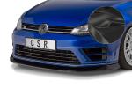 CSR Frontspoiler | Cup-Spoilerlippe mit ABE für VW Golf 7 R CSL395-C Carbon Look glänzend (keine Lackierung erforderlich)