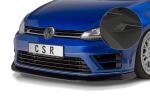 CSR Frontspoiler | Cup-Spoilerlippe mit ABE für VW Golf 7 R CSL395-M Carbon Look matt strukturiert (keine Lackierung erforderlich)