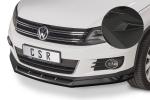 CSR Frontspoiler | Cup-Spoilerlippe mit ABE für VW Tiguan I CSL397-M Carbon Look matt strukturiert (keine Lackierung erforderlich)