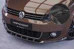 CSR Frontspoiler | Cup-Spoilerlippe mit ABE für VW Touran I (Typ 1T) CSL398-C Carbon Look Hochglanz (keine Lackierung erforderlich)