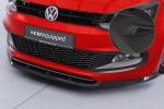 CSR Frontspoiler | Cup-Spoilerlippe mit ABE für VW Polo V (Typ 6R, 6C) R-Line CSL400-M Carbon Look matt strukturiert (keine Lackierung erforderlich)