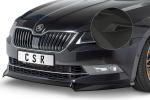 CSR Frontspoiler | Cup-Spoilerlippe mit ABE für Skoda Superb III (Typ 3V) CSL401-M Carbon Look matt strukturiert (keine Lackierung erforderlich)
